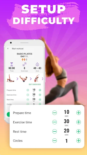 Pilates workout & exercises MOD screenshot 5