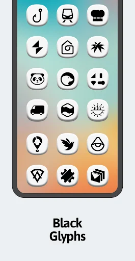 One 3D White Icon Pack screenshot 5