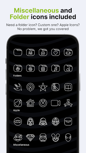 Vera Outline White Icon Pack screenshot 5