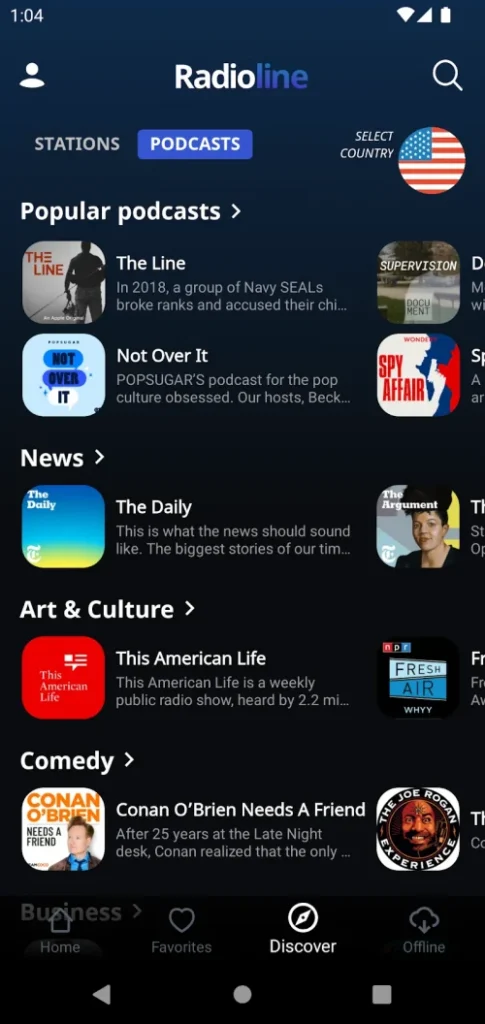 Radioline: Radio & Podcasts screenshot 5