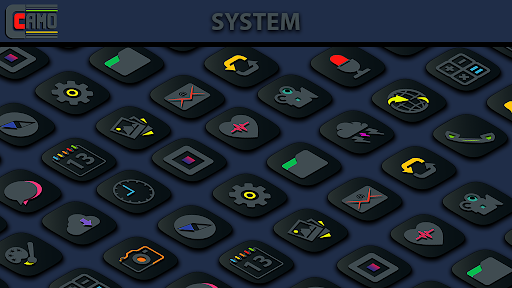 Camo Dark Icon Pack MOD screenshot 5