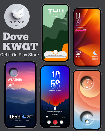 Dove KWGT screenshot 5