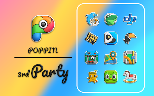 Poppin icon pack MOD screenshot 5