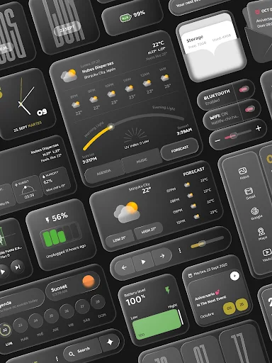 Aether Widgets KWGT screenshot 5