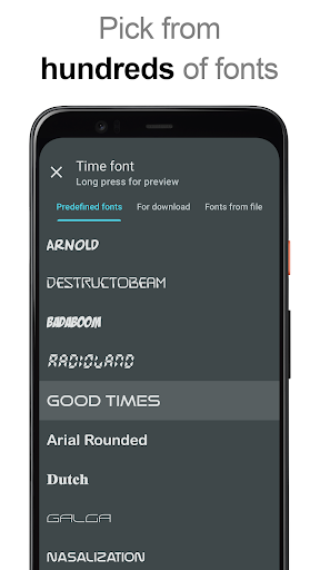 DIGI Clock Widget Plus screenshot 5