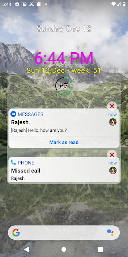 Notification Widget MOD screenshot 5