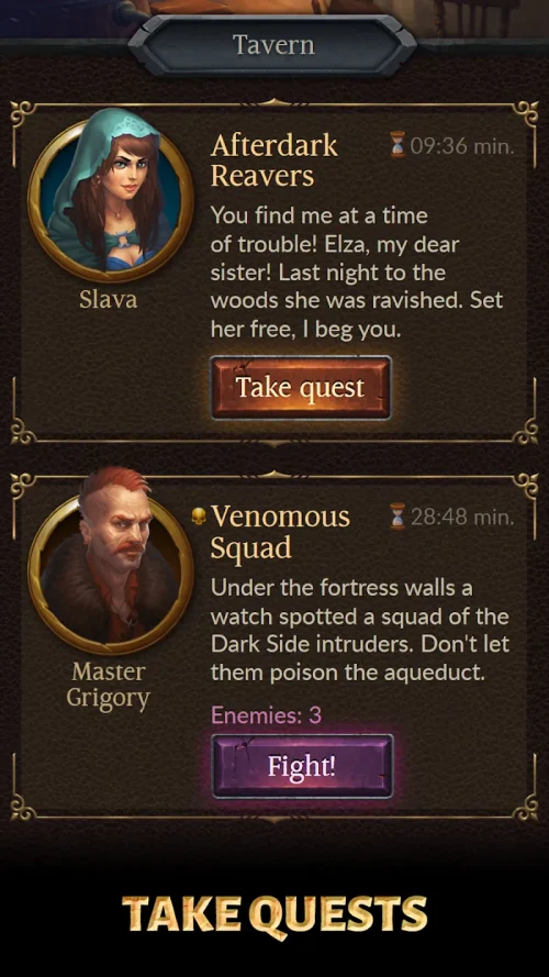 Age of Revenge: Turn Based RPG screenshot 5
