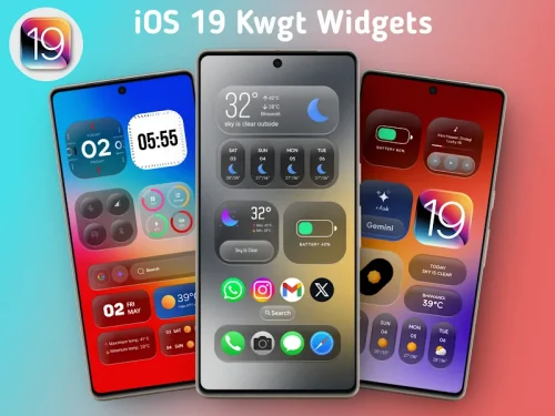 iOS 19 Kwgt MOD screenshot 5