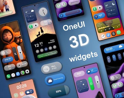 OneUI 3D Widgets screenshot 5