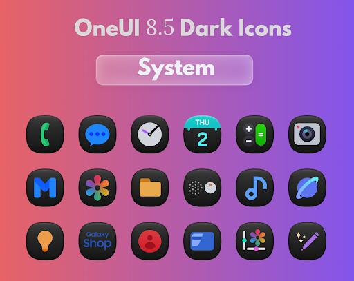 OneUi 8.5 Dark Icons screenshot 5