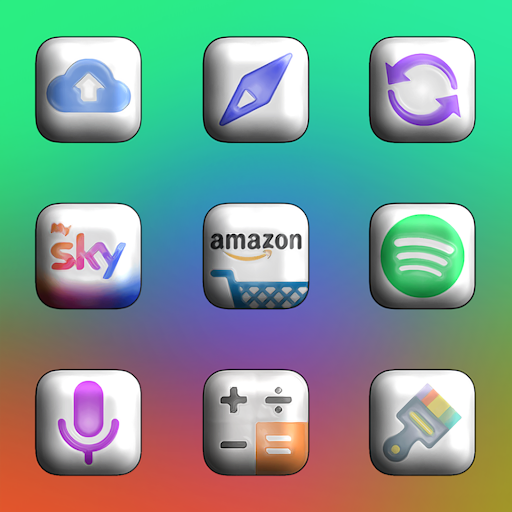 Glossy 3D – Icon Pack screenshot 5