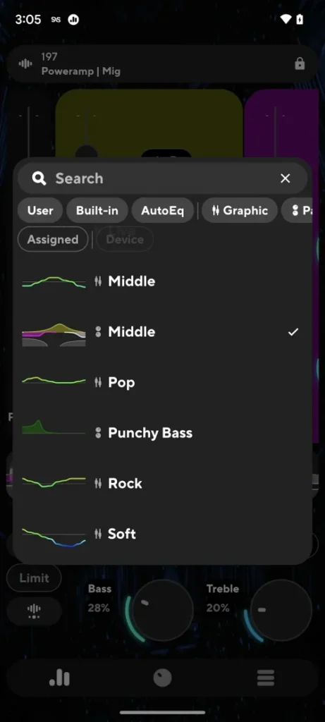 Poweramp Equalizer screenshot 5