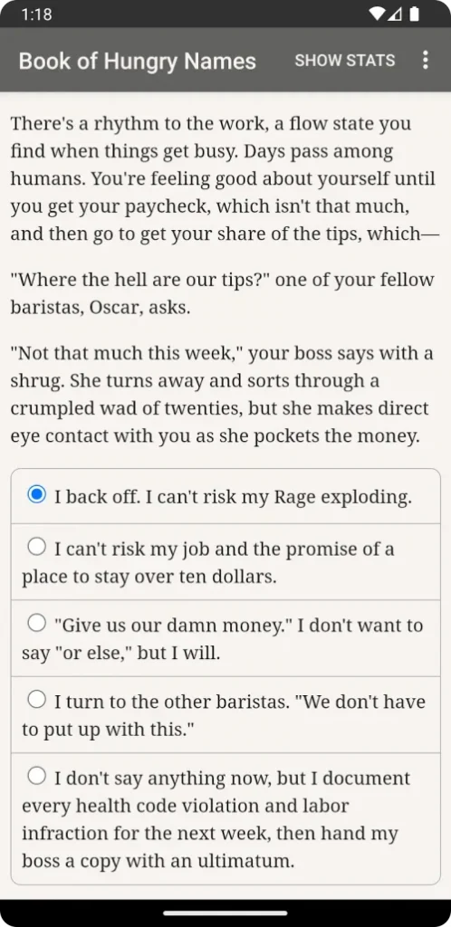 Werewolf: Book of Hungry Names screenshot 5