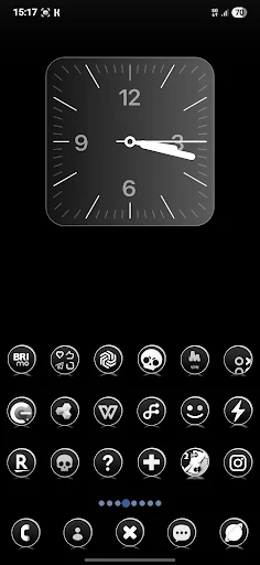 Dark Rounds icon pack screenshot 5