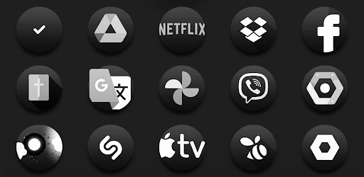 Darko3 BW – Icon Pack screenshot 5