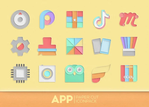 PaperCut Iconpack screenshot 5