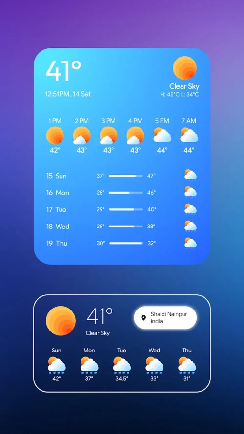 Pulpy Weather – Kwgt/Klwp/Klck screenshot 5