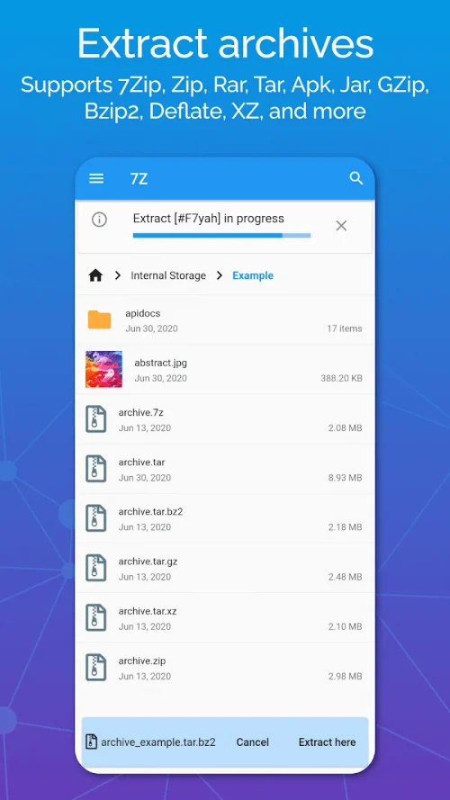 7Z: Zip 7Zip Rar File Manager (7Z) screenshot 5