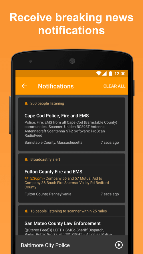 Scanner Radio – Police Scanner screenshot 5