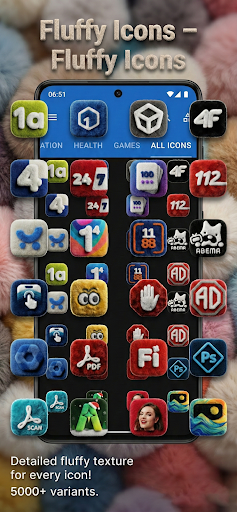 Fluffy 3D Icon Pack MOD screenshot 5