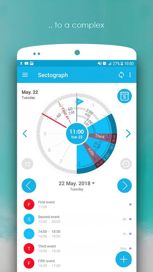 Sectograph screenshot 5