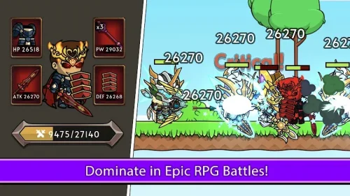 Knight Hero 2 Revenge idle RPG screenshot 5