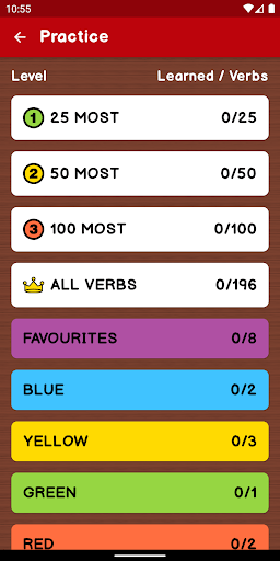 English Irregular Verbs PRO MOD screenshot 5