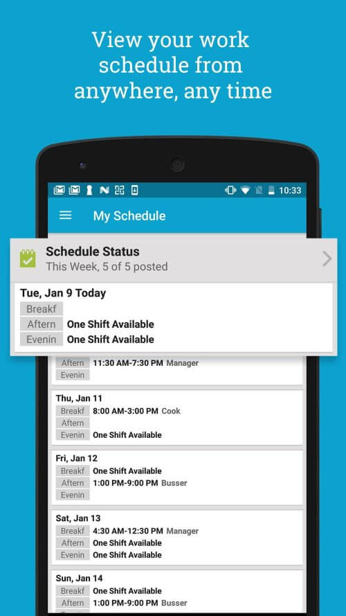 HotSchedules screenshot 5