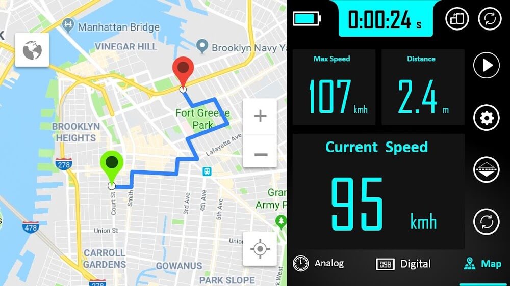 GPS Speedometer MOD screenshot 5
