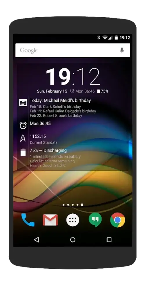 Chronus Information Widgets MOD screenshot 5