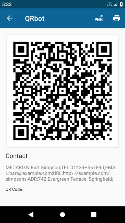 QRbot: QR & barcode reader screenshot 5