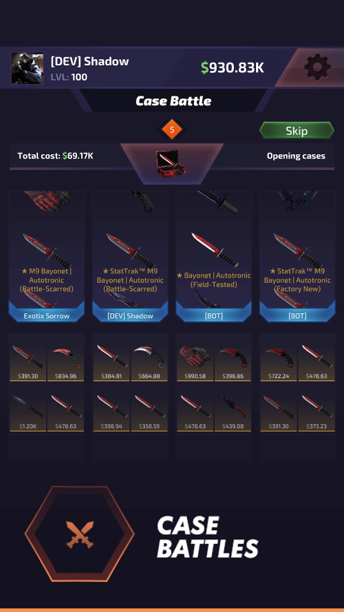 Case Battle: Skins Simulator screenshot 6