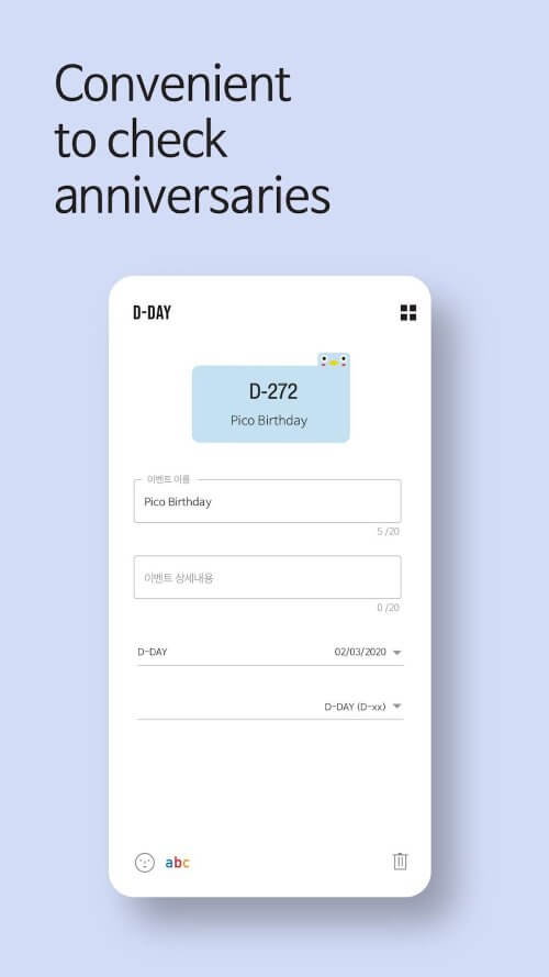 Cute Note DDay Todo screenshot 6