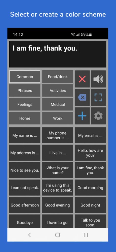 Speech Assistant AAC screenshot 6