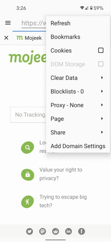 Privacy Browser MOD screenshot 6