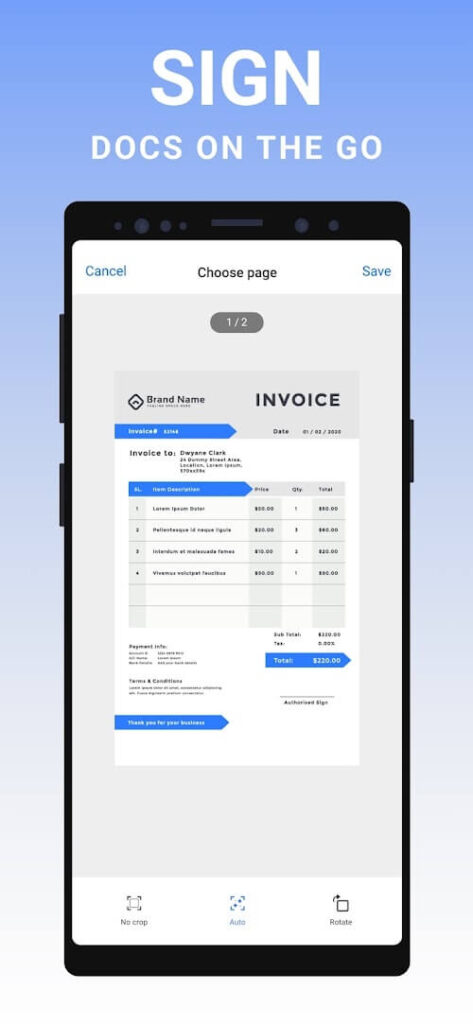 Mobile Scanner App screenshot 6