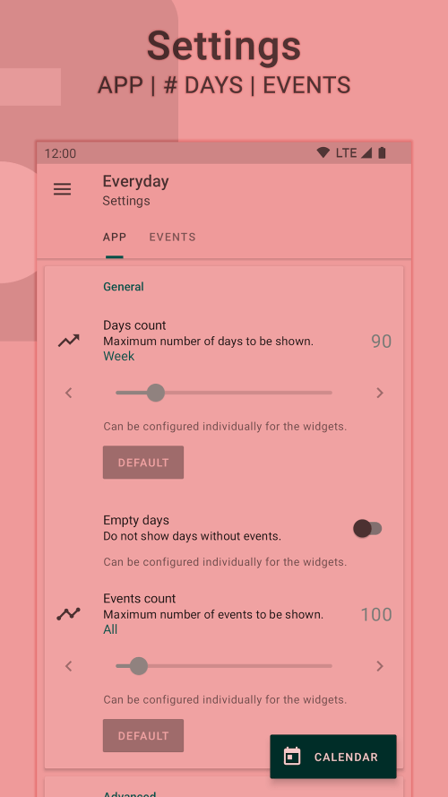 Everyday | Calendar Widget screenshot 6