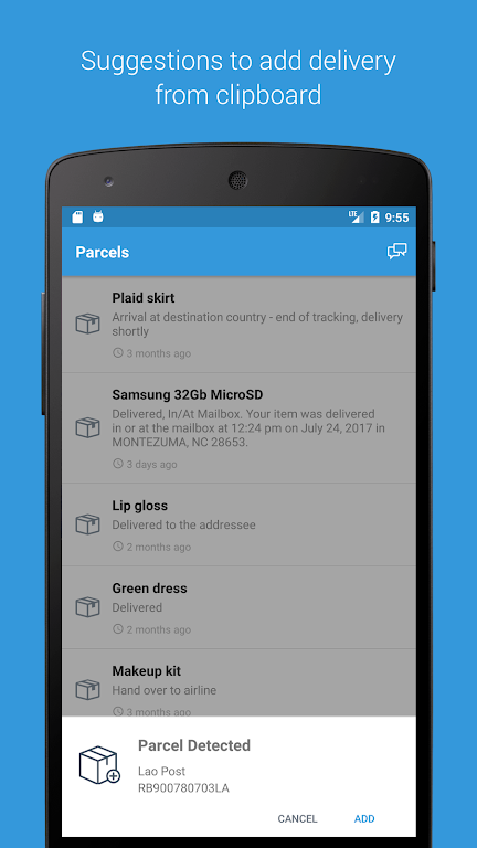 Parcels screenshot 6