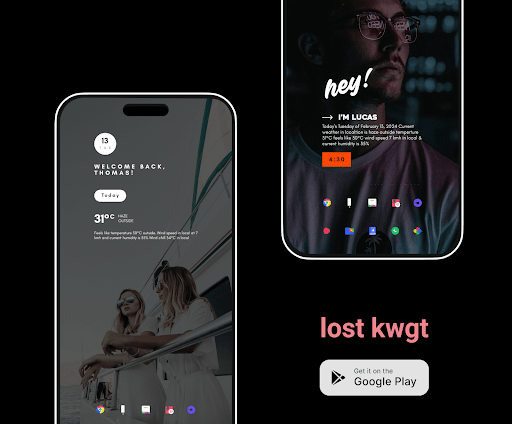 lost KWGT MOD screenshot 6