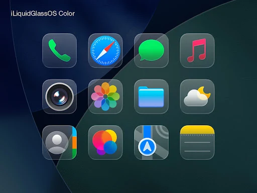 iLiquidGlass (Color) Icon Pack MOD screenshot 6
