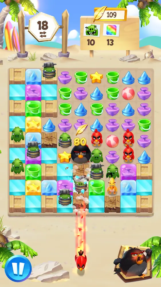 Angry Birds Match 3 screenshot 6