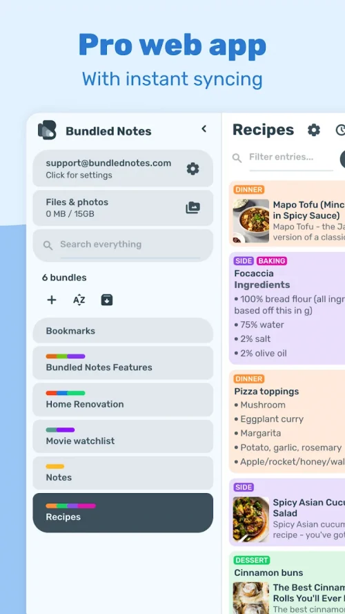 Bundled Notes – List, Organize screenshot 6