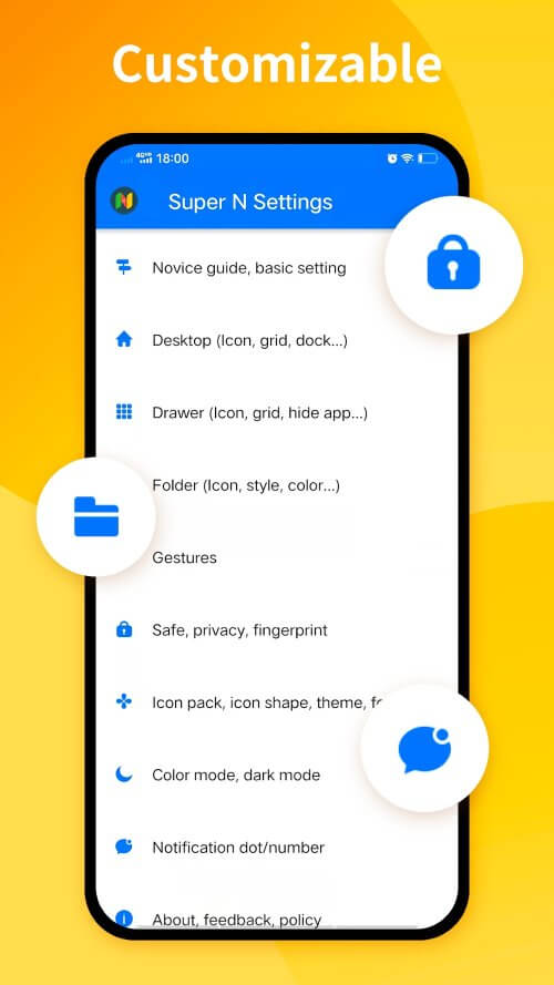 Super N Launcher screenshot 6