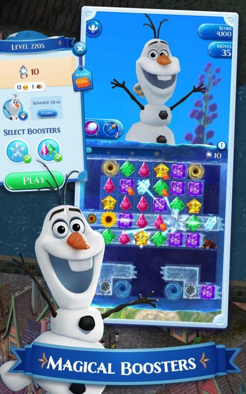 Disney Frozen Free Fall screenshot 6