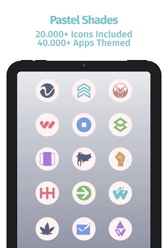 Pastel Light Icon Pack screenshot 6