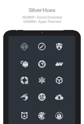 Silver Steel Icon Pack screenshot 6