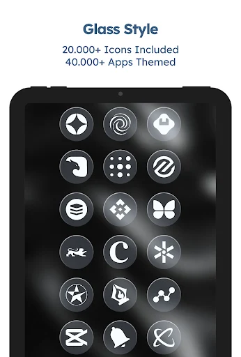 Glassy Round OS Icon Pack MOD screenshot 6