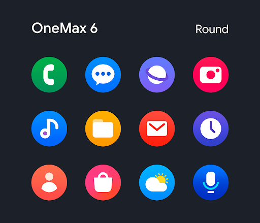 OneMax 6 – Icon Pack (Round) screenshot 6