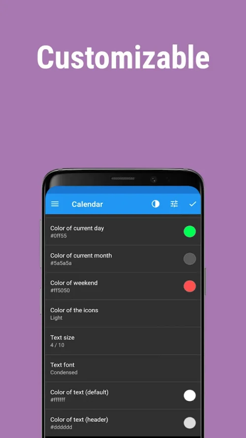 Calendar Widget: Month/Agenda MOD screenshot 6