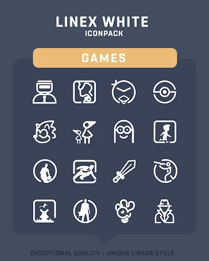 LineX White Icon Pack screenshot 6